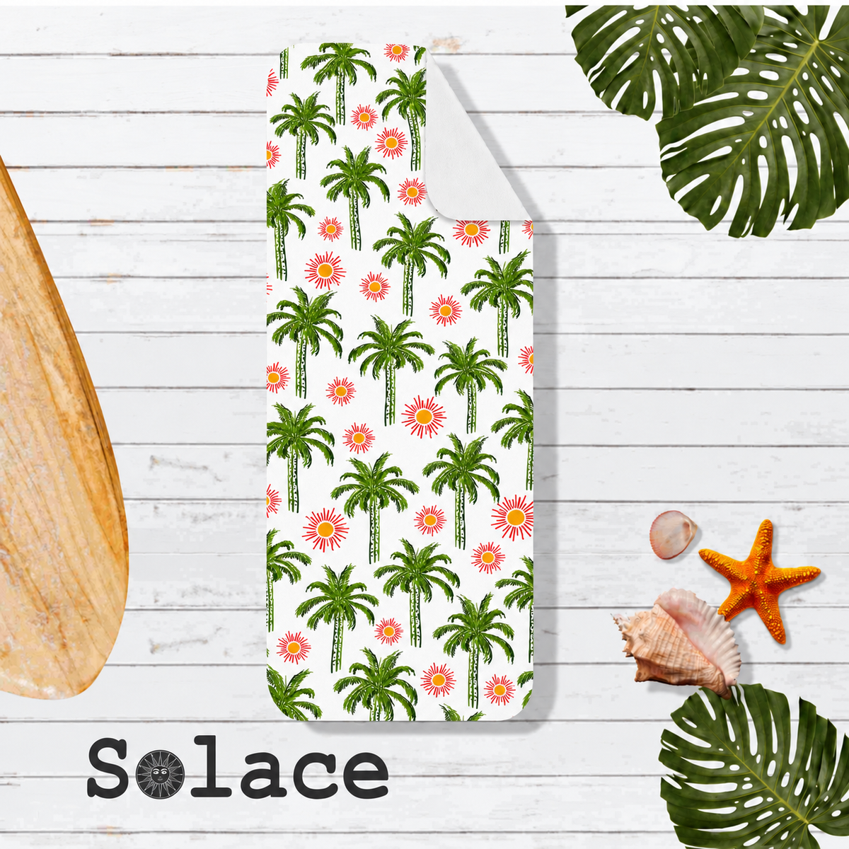 Microfiber Training Towel – Solace Sunset Palms