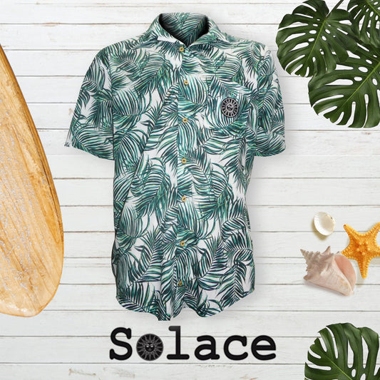 Solace Men's Island Vibe Button up Shirt
