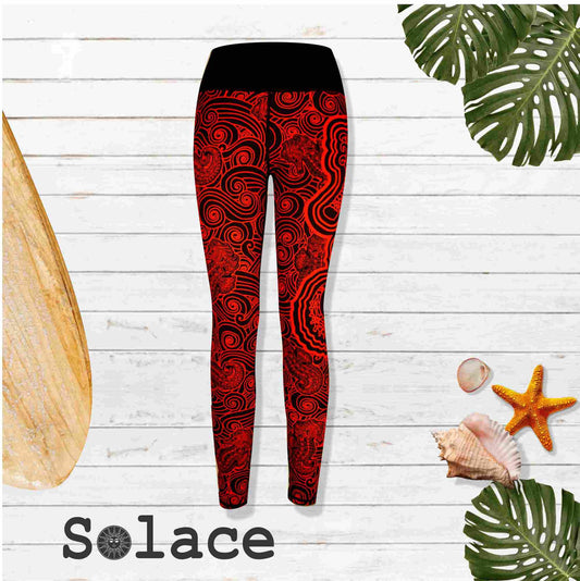 Solace SeaHorse Print Three Quarter legging