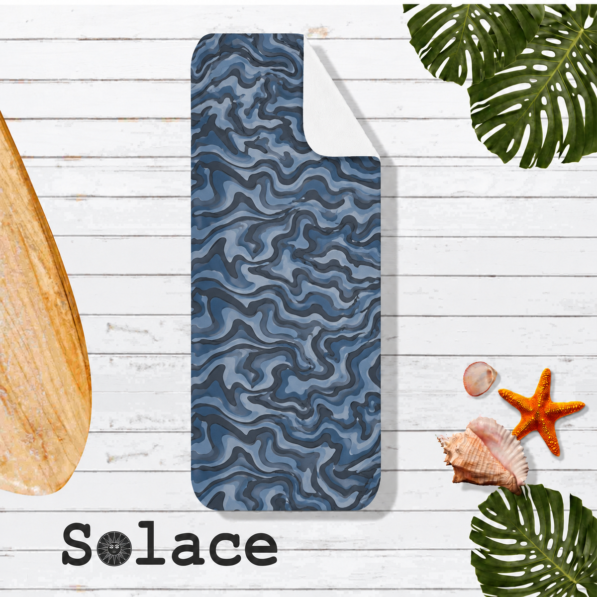 Microfiber Training Towel – Solace Grey Bloom