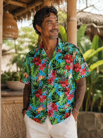 Solace Men's Lokahi Button up Shirt