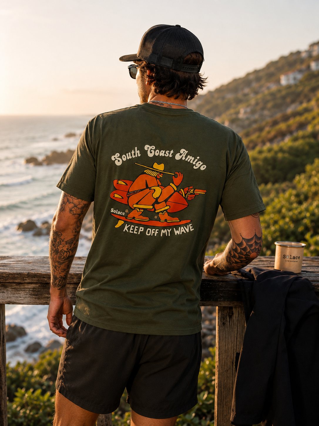 Solace Amigos Surf Tee - South Coast Vibes