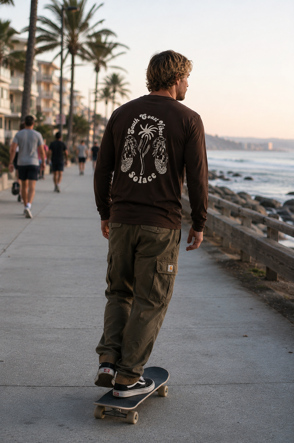 Solace Amanzimtexas Long Sleeve Surf Tee - South Coast Vibes