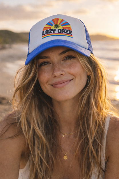 Solace Lazy Daze Blue Tucker Cap