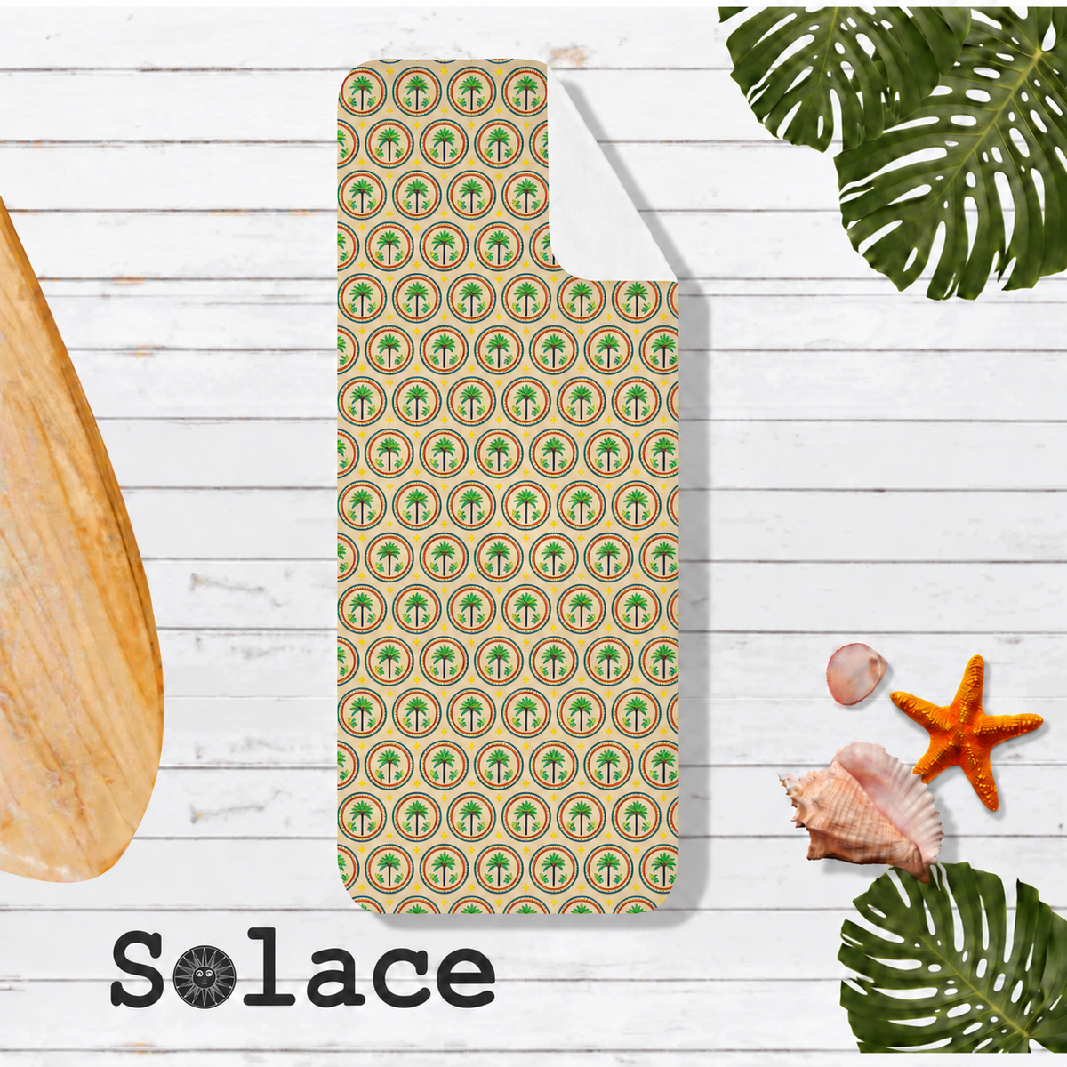Microfiber Training Towel – Solace Palms Beige