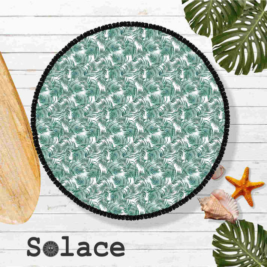 Solace Island Vibe Round Microfiber Towel