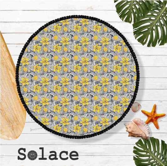  Solace Sunday Round Microfiber Towels
