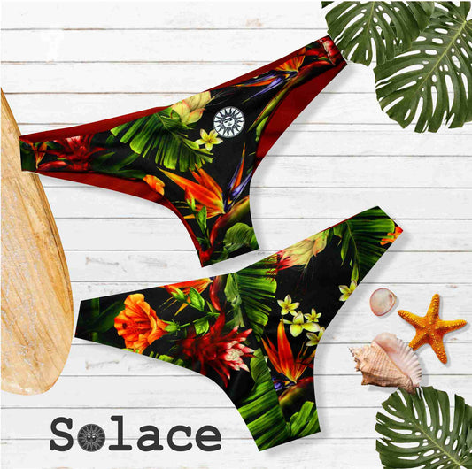 Solace Tropicana Reversible Cheeky Bikini Bottom