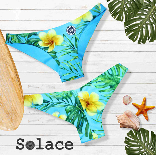 Solace Frangipani Reversible Cheeky Bikini Bottom